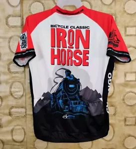 IRON HORSE Durango Colorado Radtrikot Gr. XL Boure 3/4 Zip Steam Train USA - Bild 1 von 10
