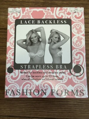 Модные формы без бретелек клейкий бюстгальтер кружева без бретелек без спинки гель подушечки размер B - Изображение 1 из 4
