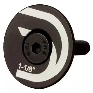 Deda Headset Top Cap & Bolt 1 1/8" - Black - Picture 1 of 7