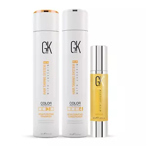 GK HAIR Moisturizing Shampoo and Conditioner Set With Argan Oil Hair Serum 50ml - Picture 1 of 5