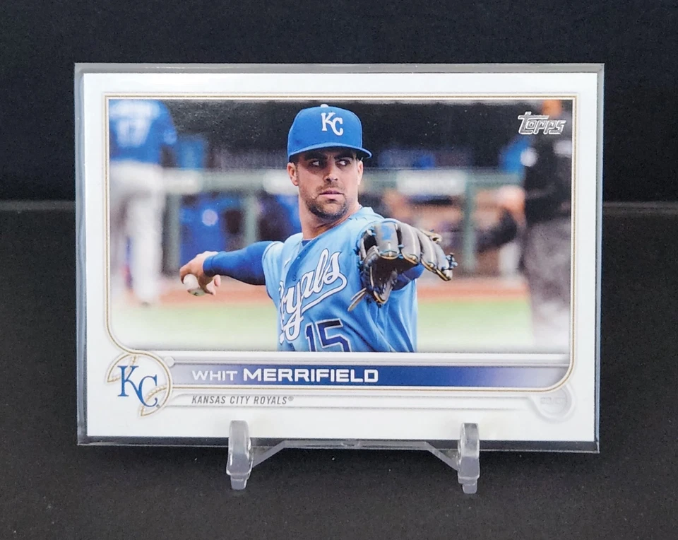 Whit Merrifield Kansas City Royals #245 MLB 2022 Topps Baseball Series 1  - Image 1 of 2