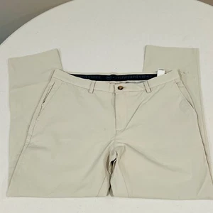 Vineyard Vines Pants Mens 35 Tan Khaki Performance Golf Chino 35x28 NWOT - Picture 1 of 6