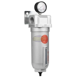1" Inline Water Moisture Filter Trap Separator Air Compressor Cyclone Auto Drain - Picture 1 of 6