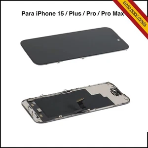Pantalla LCD y OLED Táctil Para iPhone 15, 15 PLUS, 15 PRO, 15 PRO MAX Negro - Imagen 1 de 3