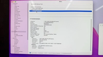 Apple iMac Retina 5K 27" 2015 6th Gen Core i5 3.2GHz 32GB RAM 1TB SSD 128SSD Duo - Image 1 of 4