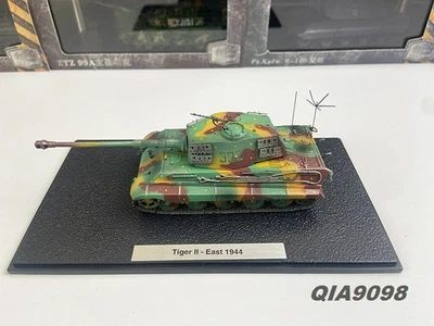 New 1:72 Scale WWII German Tiger II tank - East 1944 Gray Metal Plastic Model - Image 1 of 4