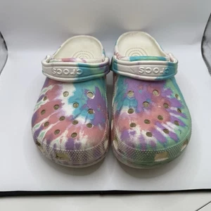 Crocs Classic Tie Dye Casual Clogs Womens 9 , Men’s 7 Multicolor Pastel - Picture 1 of 7