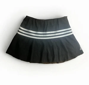 Adidas Black Athletic Layered Golf Tennis Sport Active Skirt Skort-Size L/14-New - Picture 1 of 22