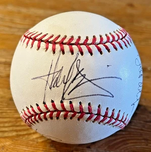 Harold Baines Autographed Baseball Rawlings Orioles Team Ball 4 Signatures - Picture 1 of 4