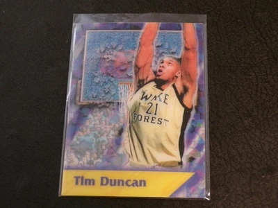 1997-98 Collectors Edge No10 TIM DUNCAN RC дебютант! WAKE WOOD-SPURS! HOF! - Изображение 1 из 2
