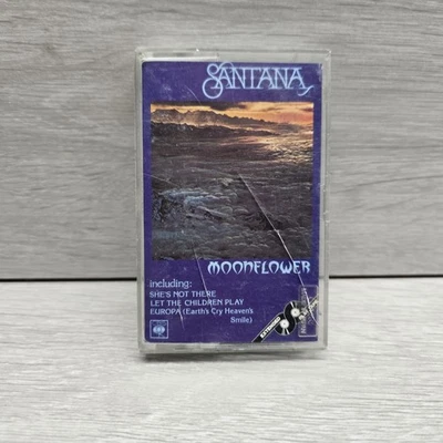 SANTANA - MOONFLOWER 18 TRACK CASSETTE TAPE ALBUM Extended Play Very Good  - Image 1 of 4