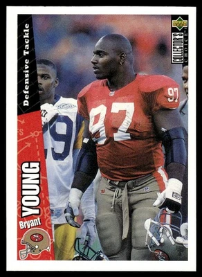 1996 Football Card Bryant Young San Francisco 49ers #194 8888 - Image 1 of 2