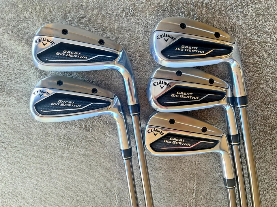 Juego de hierros Callaway Great Big Bertha 23 6-PW con eje UST Helio Nanocore 60 Sr Foto 1 de 4