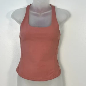 Lululemon Women's Instill Tank Crop Built In Bra Size 4 Brier Rose Pink - Picture 1 of 9