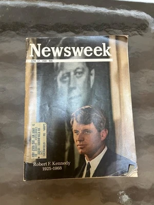 Robert F. Kennedy Newsweek Magazine June 17 1968 Memorial Issue RFK - VINTAGE! - Image 1 of 4