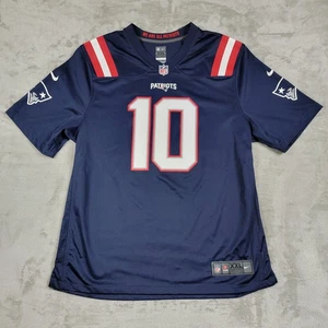Camiseta de fútbol americano de los New England Patriots para hombre 2XL XXL NFL Nike On Field Jones 10 - Imagen 1 de 10