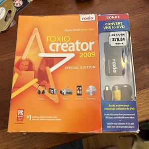 Roxio Creator 2009 Special Edition Convert VHS to DVD - Picture 1 of 1