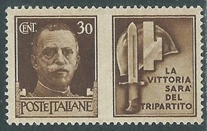 1942 REGNO PROPAGANDA DI GUERRA 30 CENT MH * - P22 - Picture 1 of 1