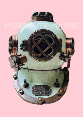 Casco de buceo Mark V de la Marina de los Estados Unidos | Casco de buceo Boston de aguas profundas para regalo Foto 1 de 4