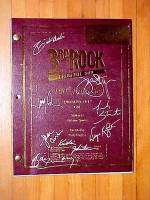 100th Episode Script for Third Rock from the Sun, signed by all cast members! - Image 1 of 4