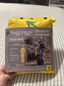 FROGG TOGGS Youth Ultra-Lite2 Waterproof Breathable Rain Suit Yellow Small (4-6) - Picture 1 of 5