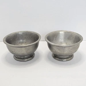 2- WILTON Armetale Vintage Zinnschalen RWP gestempelt kleine Schalen Vintage Dessert - Bild 1 von 10