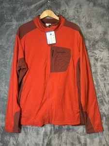 Columbia Klamath Range Mens Size XXL Sweater Outdoor Hiking 1/4 Zip NWT - Afbeelding 1 van 10