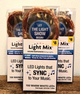 LED White Fairy Light String that Syncs to Music Buy 2 Get 1 Free 32 ft/ Party - Picture 1 of 4