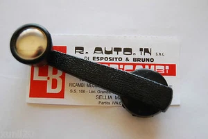 FIAT 500 L R FIAT 126 MANIGLIA ALZAVETRO INSERTO CROMATO WINDOW LIFTER HANDLE - Foto 1 di 1