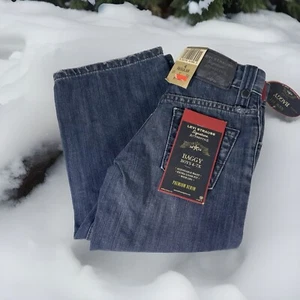 VTG 2006 Levi Strauss Signature Authentic Boys Reg 4 Baggy Denim Jeans Adj Waist - Picture 1 of 9