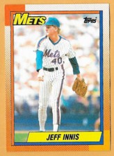 JEFF INNIS NEW YORK METS #557 - TOPPS NM-MT 1990