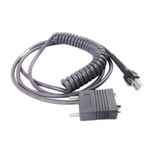 RS232 Coiled Barcode Scanner Cable For Motorola Symbol LS2208 LS4208 DS6708 3m  - Picture 1 of 2