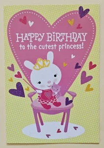 Happy Birthday/Daughter/Greeting Card/Hallmark (incl. Envelope 5×7") - Picture 1 of 4