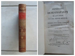 FABRY : Itinéraire de BONAPARTE de l'île d'Elbe à Sainte-Hélène, 1816. - Picture 1 of 12