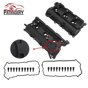 2PCS Valve Cover Set w/ Gasket & Cap for 03-08 Infiniti FX35 M35 G35 Nissan 350Z - Picture 1 of 12