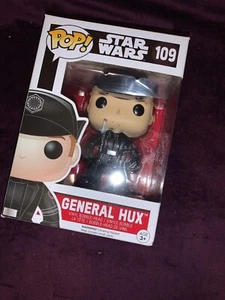 FUNKO POP STAR WARS, GENERAL HUX   #109, W protective case, NIB  DISNEY  - Picture 1 of 4