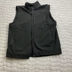 Cinch Vest Mens XXL Black Bonded Concealed Carry Fleece Lined Missing Zipper - Picture 1 of 12