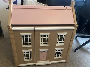 John Lewis Wooden Doll’s House With Lots Of Furniture - Picture 1 of 3