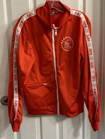 AJAX AMSTERDAM MENS JACKET Soccer Football Vintage - Extra LARGE - XL Cover