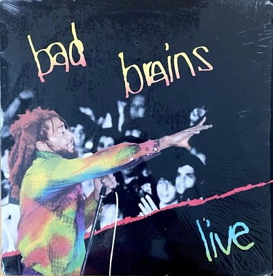 BAD BRAINS – LIVE LP RARE PUNK VINYL DEAD KENNEDYS BLACK FLAG NYHC CIRCLE JERKS - Image 1 of 4