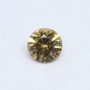 Natural Rare Malaya/Malaia Garnet 0.52 Carat 5x5 MM Round Shape Faceted Gem - Picture 1 of 4