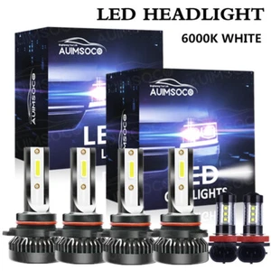 For Honda Pilot 2006-2009 2010 2011-2017 6000K LED Headlights Fog Bulbs Kit 6X - Picture 1 of 12