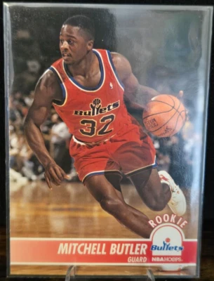 Hoops - 1994 - Mitchell Butler - #217 Washington Bullets - Rookie - Card - Image 1 of 2