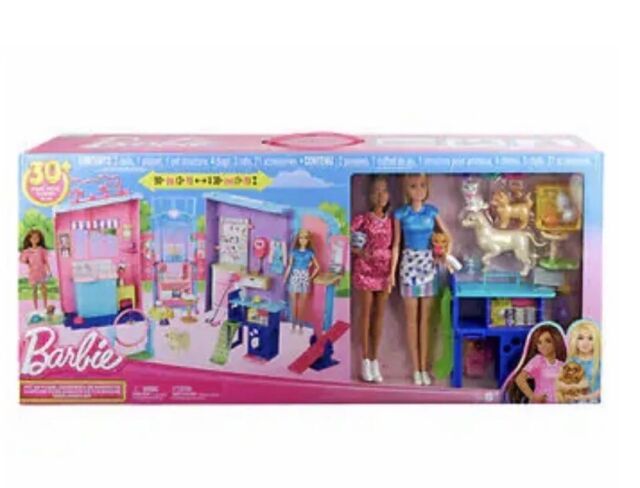  Barbie habitación de mascotas y accesorios set de juegos. :  Juguetes y Juegos