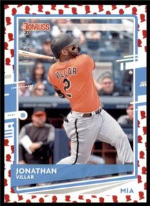 2020 Donruss Presidential Collection #137 Jonathan Villar /50 - Miami Marlins