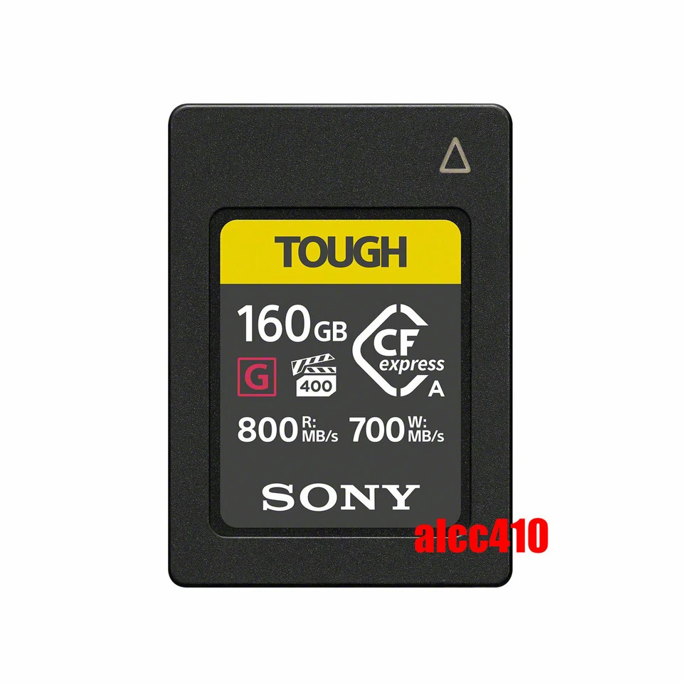 Sony 160GB CFexpress Type A Memory Card Tough CEA-G160T R800MB/s W700MB/s AU - Image 1 of 1