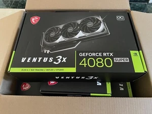 MSI GeForce RTX 4080 SUPER VENTUS 3X OC 16GB GDDR6X Graphics Card - NEW - Picture 1 of 2