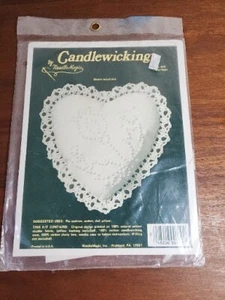 Candlewicking by Needle Magic Pin Cushion Kit Tulip Heart - Picture 1 of 6