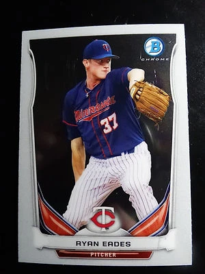 2014 Bowman Chrome #BCP8 Ryan Eades Minnesota Twins Baseball Card - Image 1 of 2
