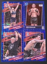 2022 Donruss Optic UFC MMA BLUE VELOCITY PRIZMS with Rated Rookies You Pick